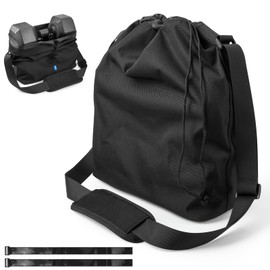 Xxerciz Dumbbells Carry Bag with Adjustable Strap, Portable Fitness Dumbbell Storage Bag Case, Gym Crossbody Bag with Soft Pad for Carrying 1 Pair Dumbbells - Each from 5 LBS to 20 LBS