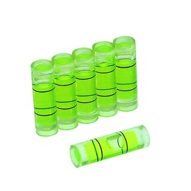 The Yan He 6pcs Horizontal Green Acrylic Bubble Level (095040)