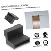 DOITOOL 1 Pair Zinc Alloy Barn Door Track Stoers Blocker