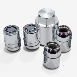 08W42-SNA-101 Wheel Locks Lug Nuts Kit - 4-Piece Alloy Anti-Theft Locking Set Compatible with Honda Accord‌ 2008-2012 CR-V 2007-2013 CR-Z 2011-2013 Crosstour Insight 2010-2013