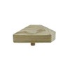 1-10 pieces h2i post caps wooden pyramid size: 80 mm