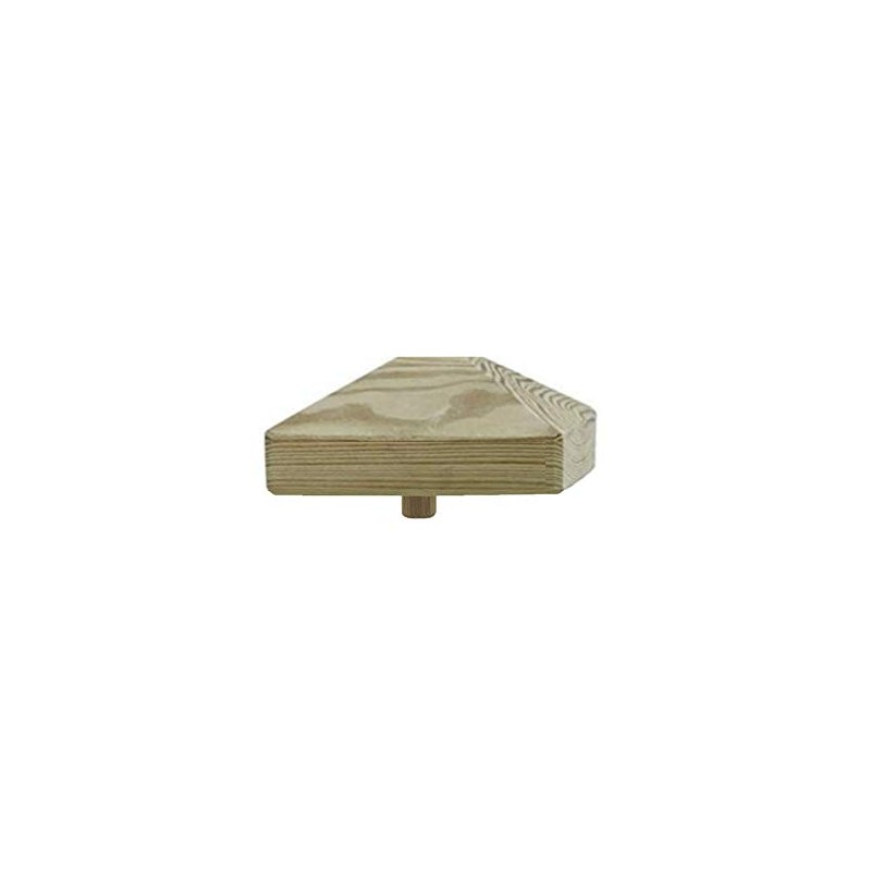 1-10 pieces h2i post caps wooden pyramid size: 80 mm