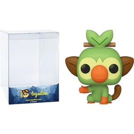 Grookey: P o p ! Games Vinyl Figurine Bundle with 1 Compatible Graphic Protector (957-70585 - B)
