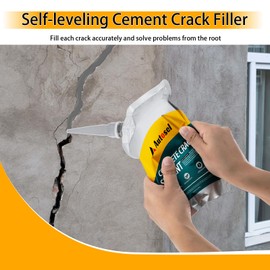 Concrete Crack Filler, High Elasticity Cement Crack Repair Sealant, Self-Leveling Waterproof Caulking Glue for Driveways, Walkways, Patios, Outdoor Concrete Joint Repair-4 PCS