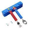 Building Block Cutlery Set, Spoon and Fork with building blocks