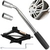 AutoBaBa Telescoping Lug Wrench and 2 Ton Scissor Jack, Wheel