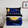 Feelyou Solar System Comforter Set for Kids Toddler Outer Space