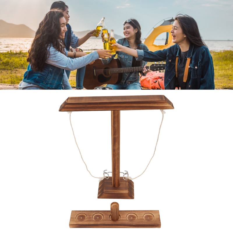 Hook and Ring Game Burr Free Fast Paced Interesting Relaxing