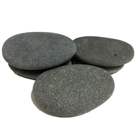 8-10 cm Flat Stones Large for Painting, Natural Pebbles Decorative Painting, Pebbles Decoration, 5 Pieces, pebble