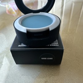 MAC Powder Kiss Soft Matte Eye Shadow GOOD JEANS Muted Slate Blue Gray Boxed