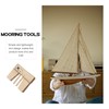 TEHAUX Wooden Mooring Tool for Sailing Models Device with Scale