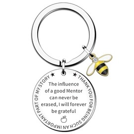 WTOPP Thank You Gifts For Mentor Mentor Appreciation Keyring Gifts On Teachers Day Birthday Thanksgiving Graduation Season Thank You Mentors End of Term Leaving Gifts For Mentors Women Men