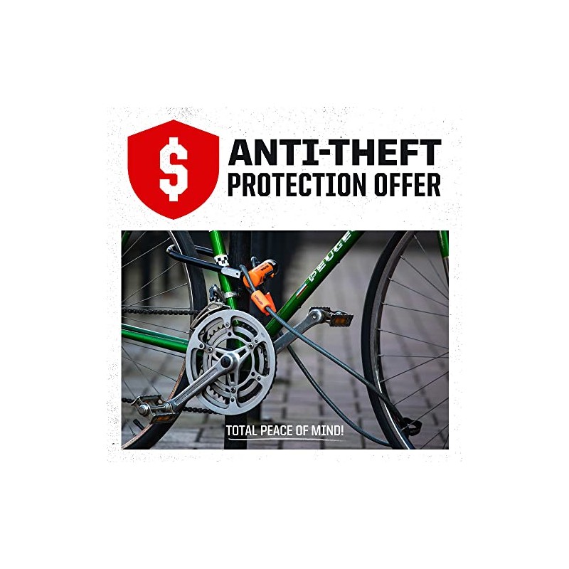 Kryptonite Evolution Bike Disc Lock, Small U-Lock 14mm Shackle with