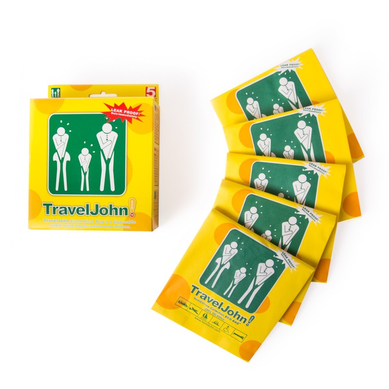 TravelJohn Vomit Bags - 5-Pack