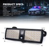 Xprite Red/Blue 2-in-1 Visor Strobe Lights Interior Windshield Emergency Warning