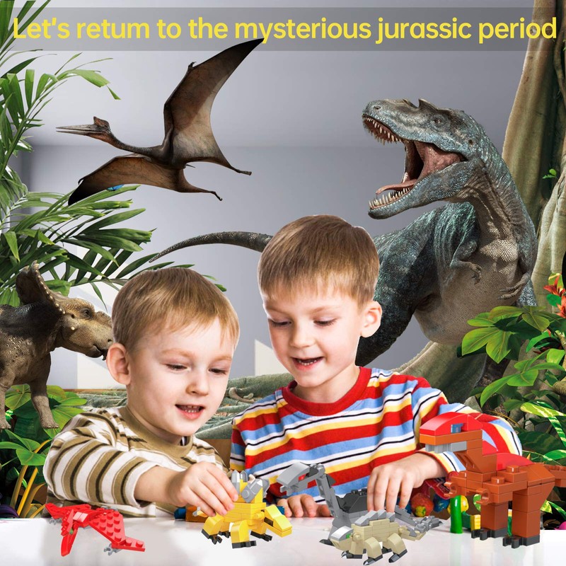 auryee auryee 12PCS Pre Filled Easter Eggs Dinosaurs Party Favors