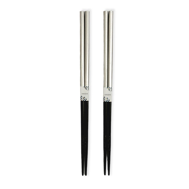 Couples Chopsticks Dishwasher Silver Silver Wedding Celebration Design Paulownia Box