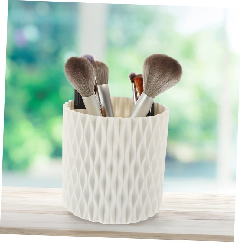 Baluue Rotatable Large Capacity Makeup Brush Holder Cosmetic Organizer for