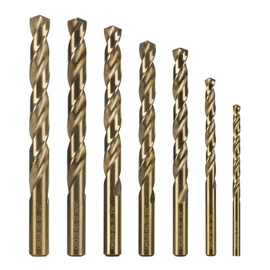CaRoller Cobalt Drill Bit Set 29-Piece M35 Cobalt Steel Metal Drill Bits Durable Round Shank Drill Sets for Steel, Wood Plastic Sheet Metal – Includes Practical Cup-Type Holder (29pcs Cobalt)