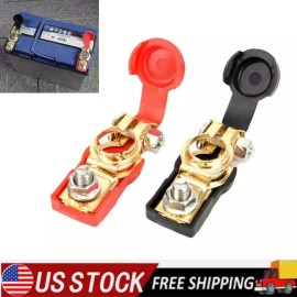 Unbranded 2PCS Car Battery Terminal Clamp Clip Connector Adjustable Positive and Nagative