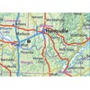 Alabama Physical Map - 16.9 x 24.4 inches - Paper