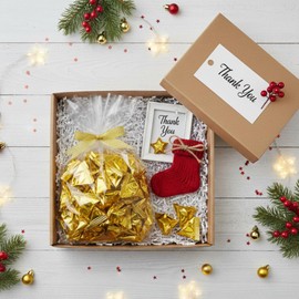 55ct Gold Buttermints in Gift Bag – Individually Wrapped Butter Mints Bulk for Weddings, Baby Showers, Retirement, Candy Buffets, and Thank You Gifts – Soft Buttermints (55)