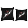 Freestyle Skier Throw Pillow