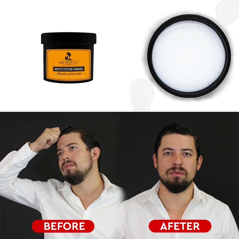 MEL BROS CO. - Matte Styling Pomade - Pomada acabado