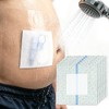 15 cerotti da doccia, impermeabili, grandi, con piastra centrale antiaderente,