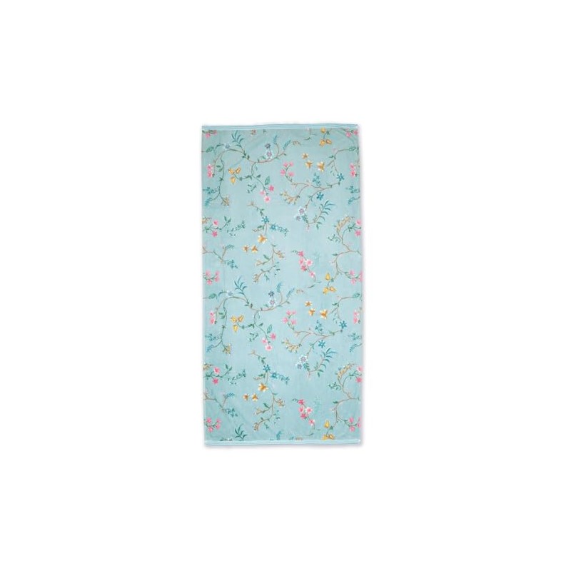 Pip Bath Towel Les Fleurs Colour Blue Size 70 x