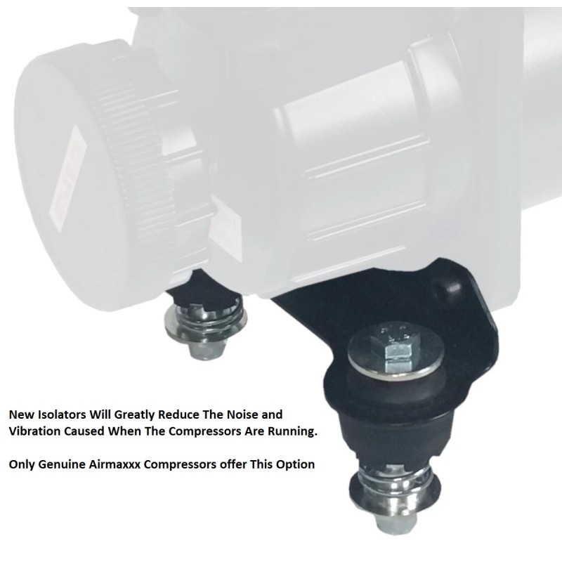 airmaxxx Black Vibration Isolator Upgrade Feet For Single airmaxxx Air