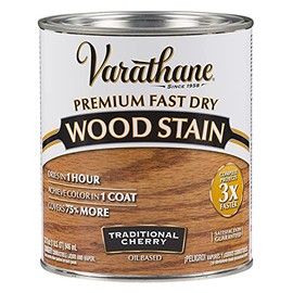 2-Pack of 1 qt Rust-Oleum 262008 Traditional Cherry Varathane Premium Fast Dry Wood Stain