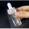 TISHAA Bling Mini Dropper Bottle – 5ml Refillable Clear Glass