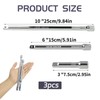 3 Piece Socket Wrench Extension Set 3/8 Inch, Extensions 75