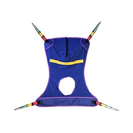 Proactive Medical Full Body Mesh Patient Lift Sling With Commode Opening, Medium