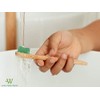 Bamboo Toothbrushes Kids Pack of 4 Kids Bamboo Toothbrushes, Biodegradeable
