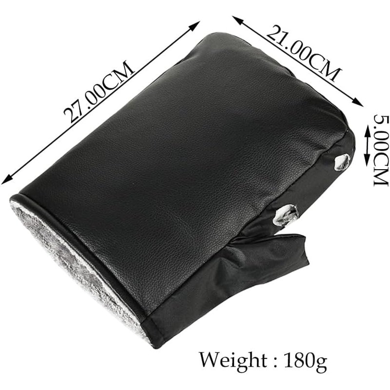 7JI Motorcycle Handlebar Mittens Muffs, Bike Handlebar Mitts Waterproof and