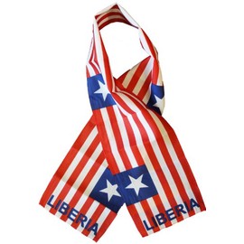 Liberia - Lightweight Flag Scarf