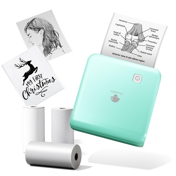 Phomemo M02 Pro 300 DPI Mini Printer with 3 Label