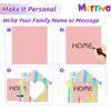 Iridescent Welcome Home Banner, Pre-Strung DIY Welcome Home Decorations