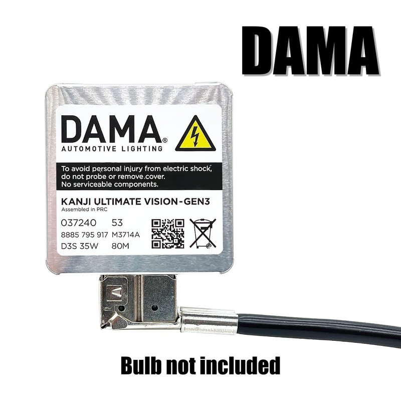 DAMA D3S D3R HID Xenon Bulb to Ballast Power Cords