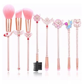OEM Brocha De Maquillaje 8 Piezas Sakura Card Captor