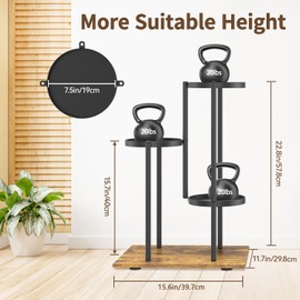 LASZOLA Black 3 Tier Plant Stand Indoor Heavy Duty Metal Planter Flower Holder Rack, Multi Modern Narrow Organizer, Floor Vertical Tower, Spiral Sturdy Decorate for House Bathroom Office Living Room