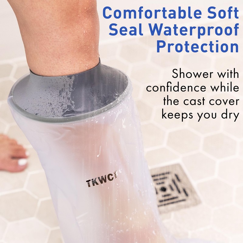 TKWC INC Water Proof Leg Cast Cover for Shower -