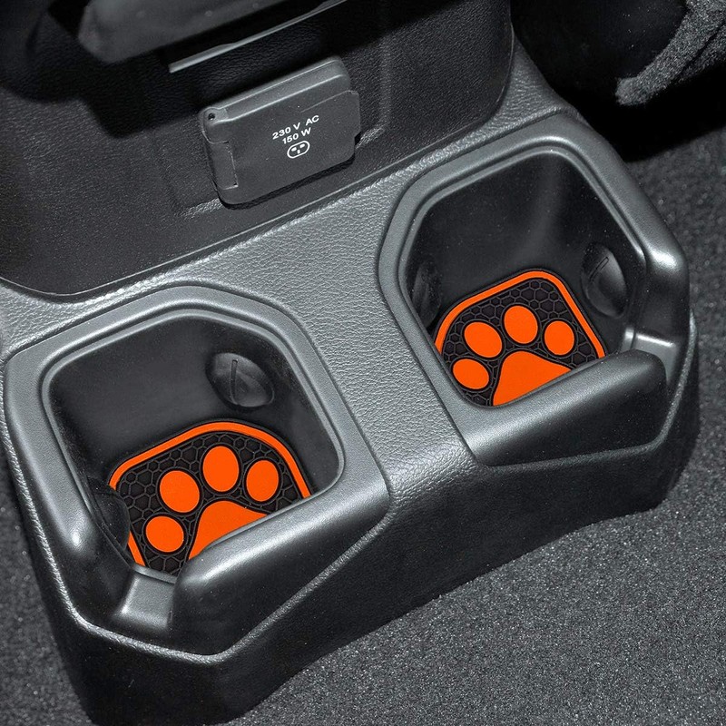 Auovo Auto Cup Holder Inserts Coaster Fit for 2018-2023 Wrangler