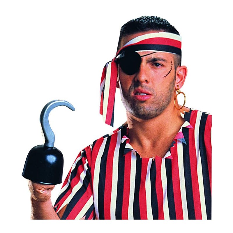 Rubies Unisex Plastic Pirate Hand Hook Costume Accessory for Themed