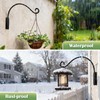 Lifyzoon Heavy Duty Plant Hanger Bracket - Outdoor Hand-Forged Hanging