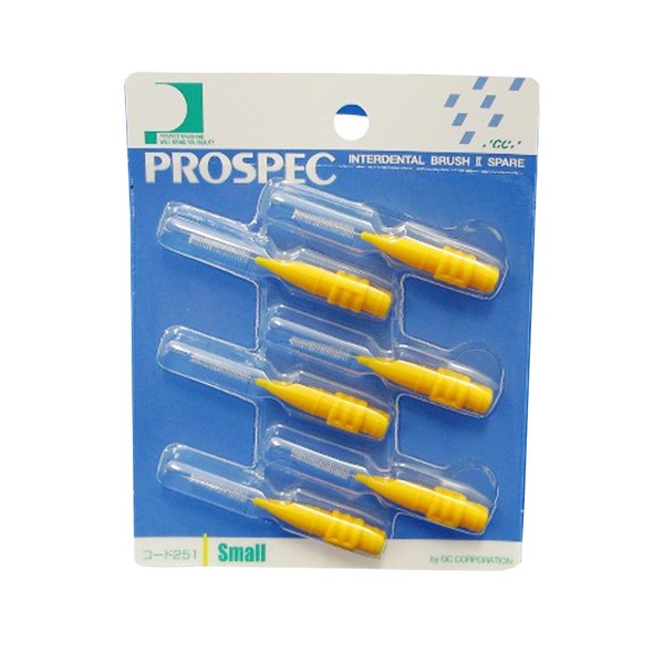 GC Prospec Intertooth Brush II Spare S, Pack of 6
