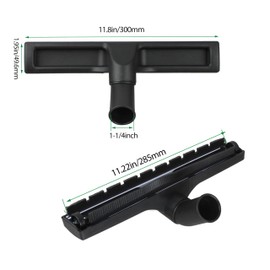 AOQIVIS 32mm cleaningtool 1-1/4 inch Hardwood Floor Brush 1.25inch Vacuum Brush Multi Surface Vacuum Attachments 360 Degrees Swivel Head Hard Floor Brush 12in Wide