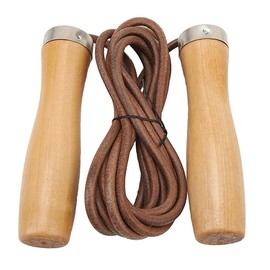 Alomejor Cuerda para Saltar, de, Cuerda para Saltar de Piel de Vaca con Rodamiento Giratorio, para Gimnasio, Entrenamiento Físico en Casa, Ejercicio d